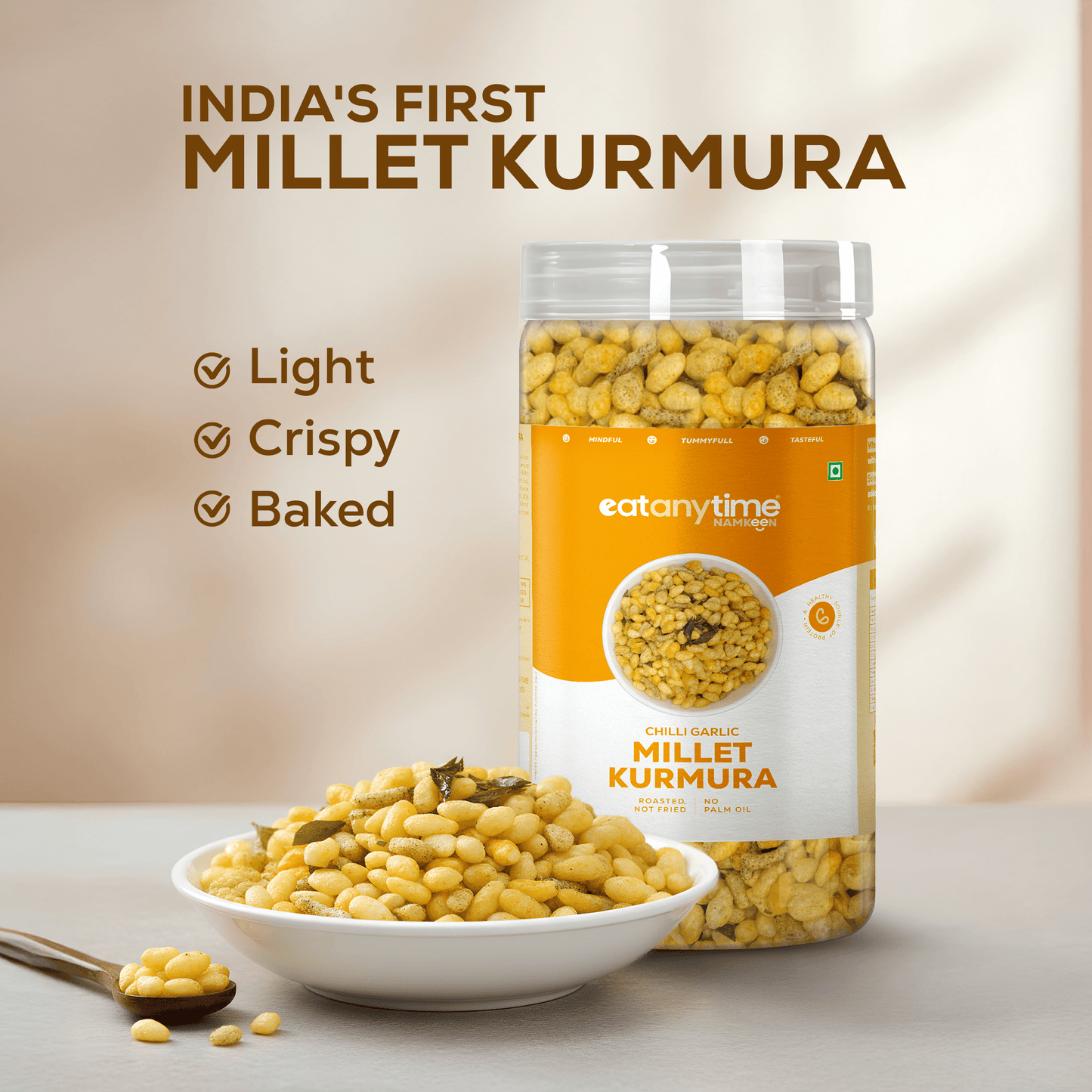 Chilli Garlic Millet Kurmura