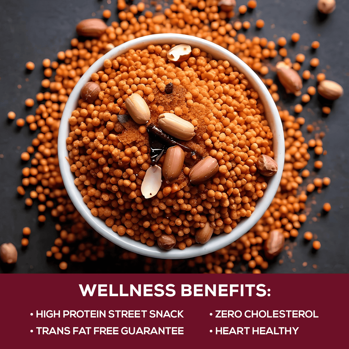 Bambaiya Bhel Millet Chivda - Roasted | Protein-Packed | No Palm Oil | 300g