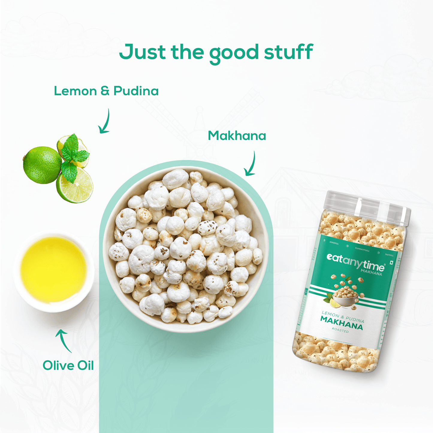 Lemon Pudina Makhana