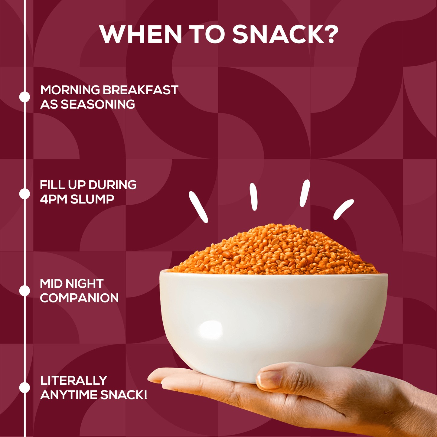 Bambaiya Bhel Millet Chivda - Roasted | Protein-Packed | No Palm Oil | 300g