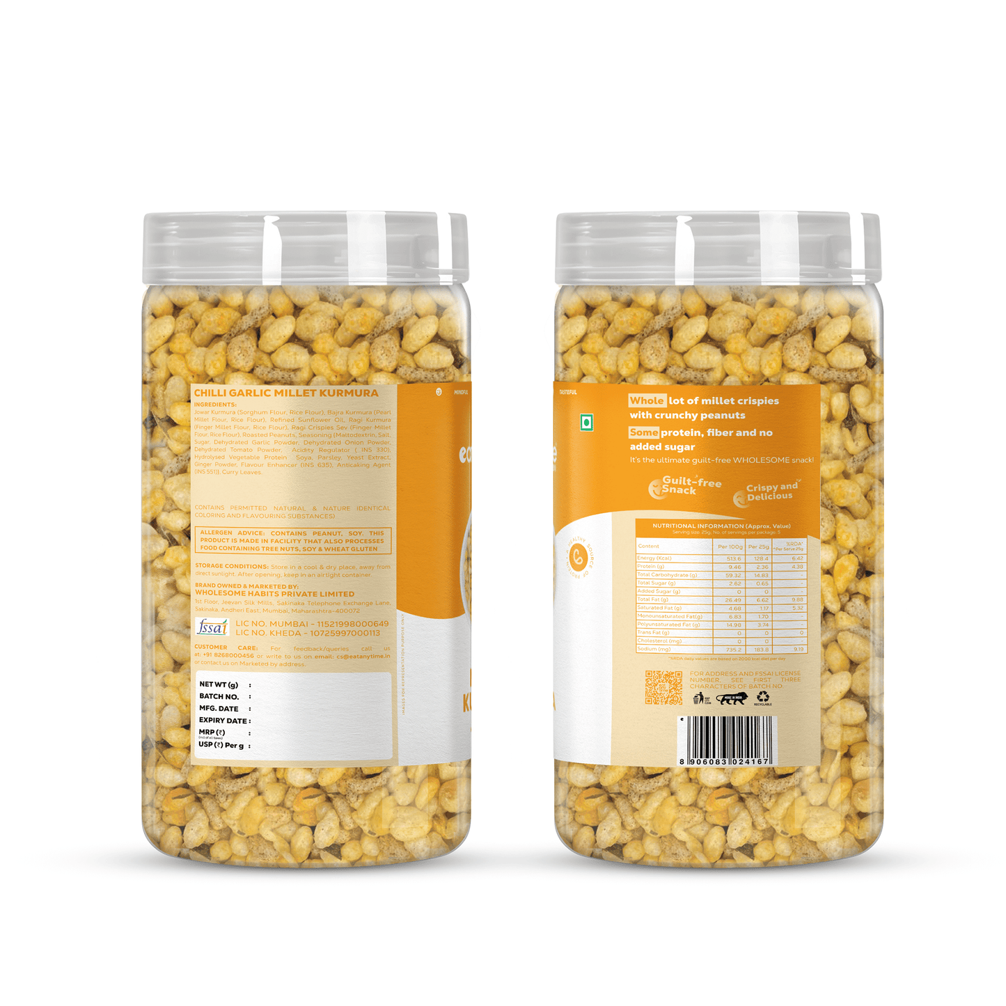 Chilli Garlic Millet Kurmura