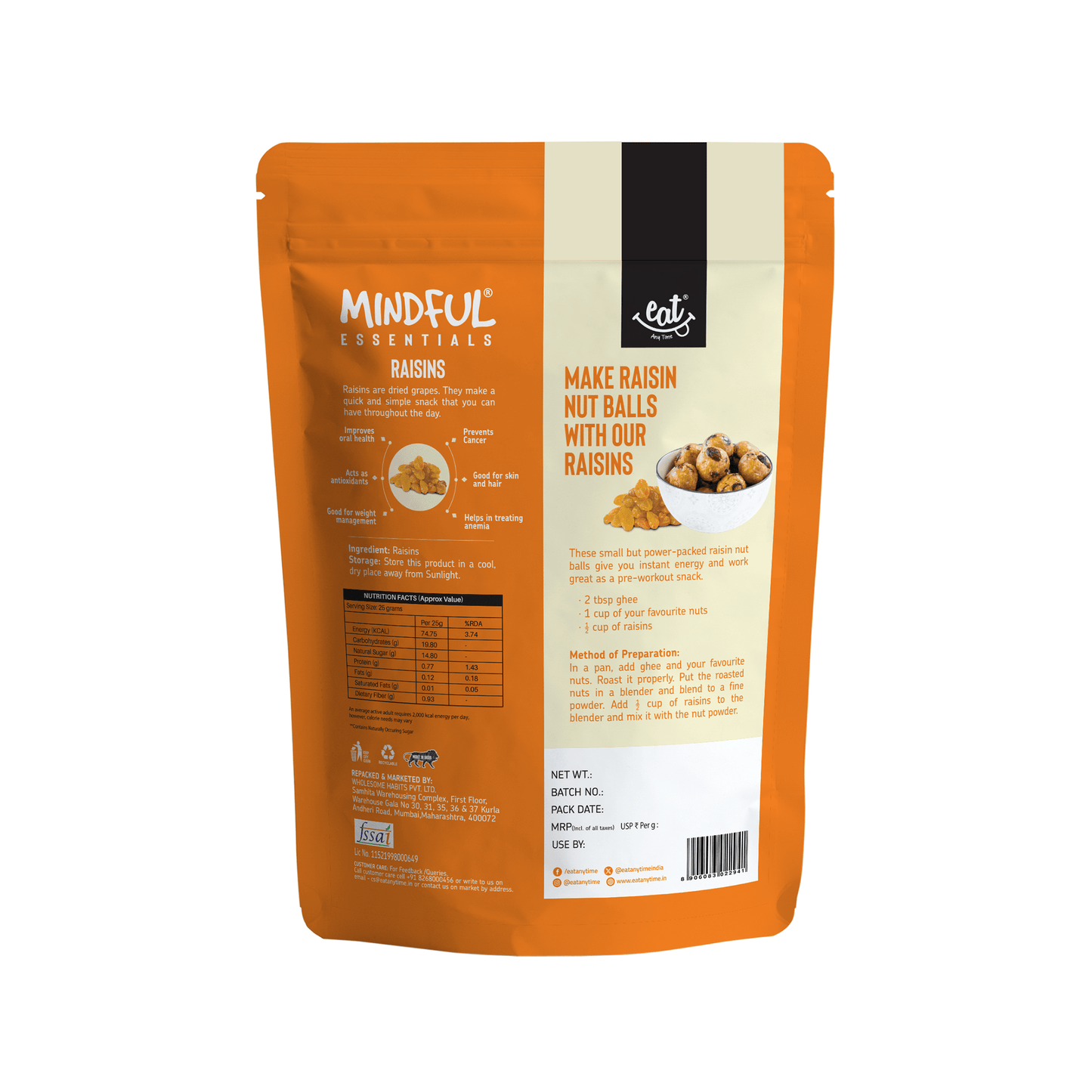 Almond 100g + Raisin 100g