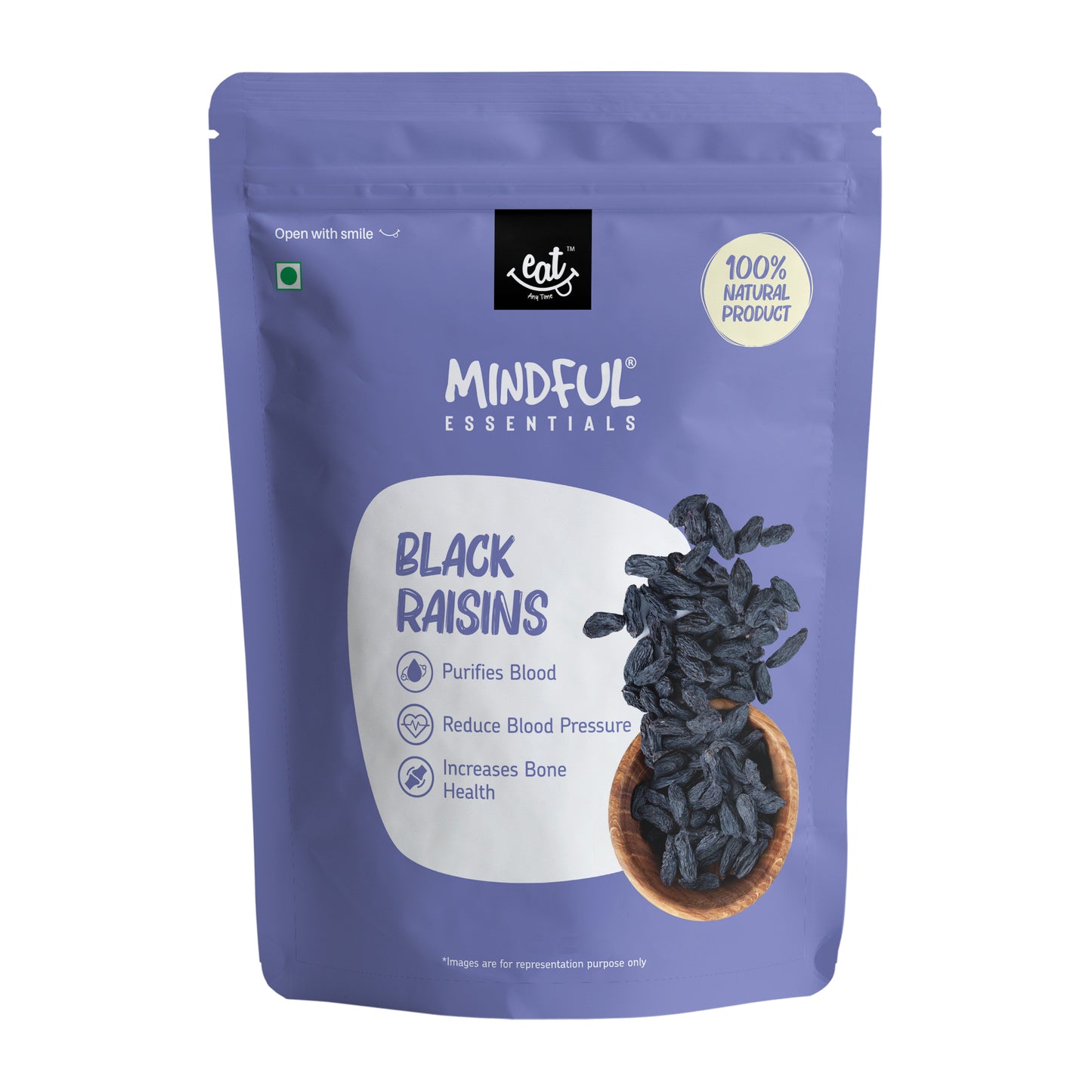 Shop Eat Anytime's Black Raisins - Buy Smart, Snack Luxurious