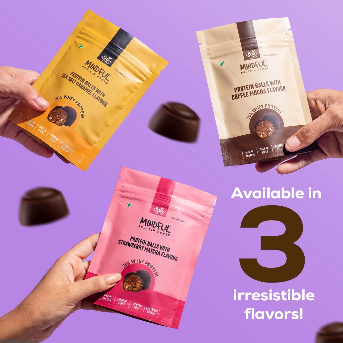 Protein Balls Trio - Set of three