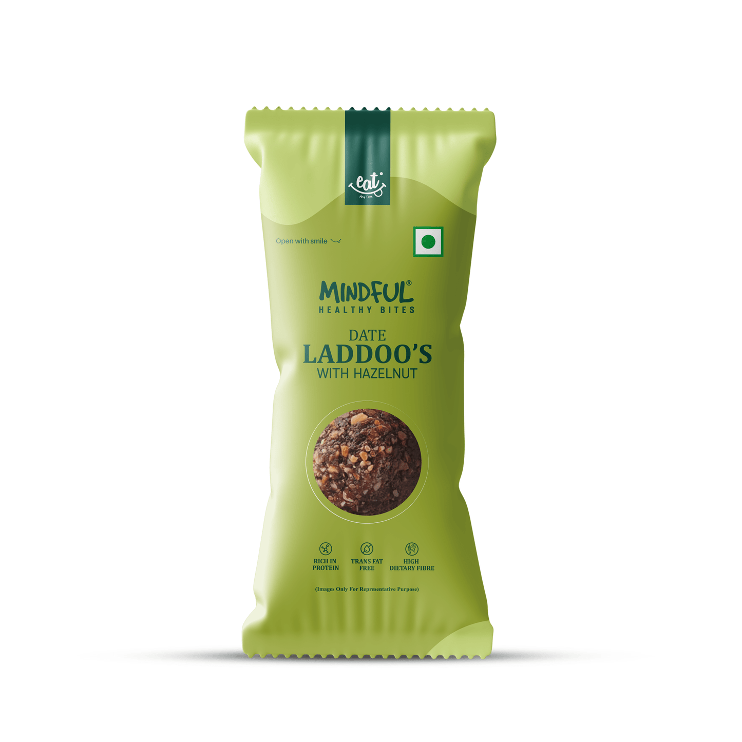 Hazelnut Date Laddoos Chotu Pack (40g) – Pack Of 10