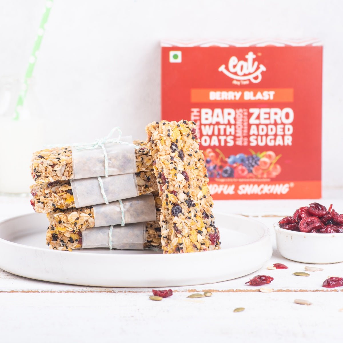 Berry Blast Bars with Oats - EAT Anytime