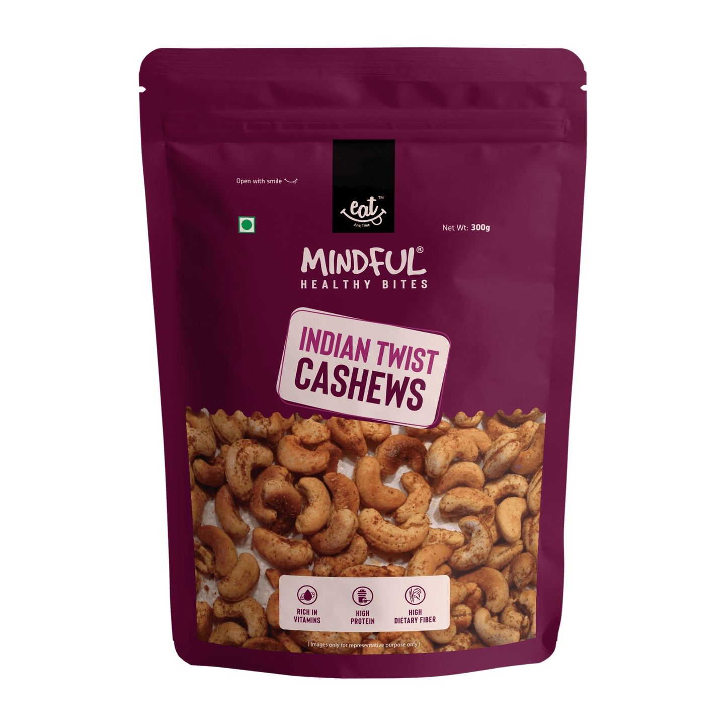 Indian Flavoured Cashew - Eat Anytime