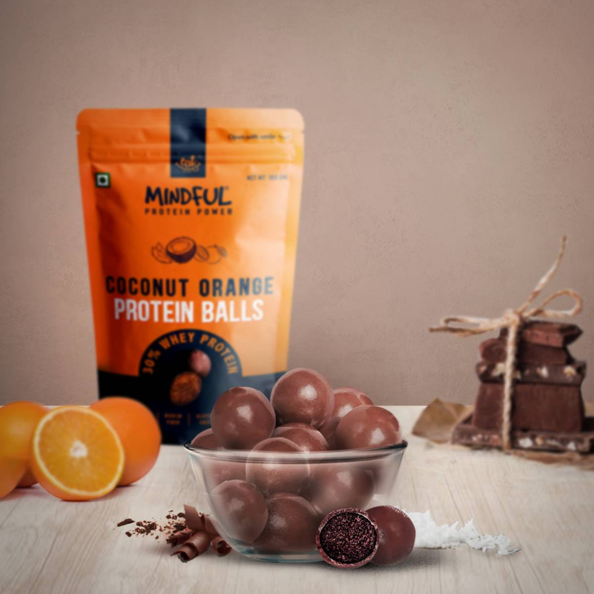 Healthy Coconut Orange Protein Balls - Eatanytime