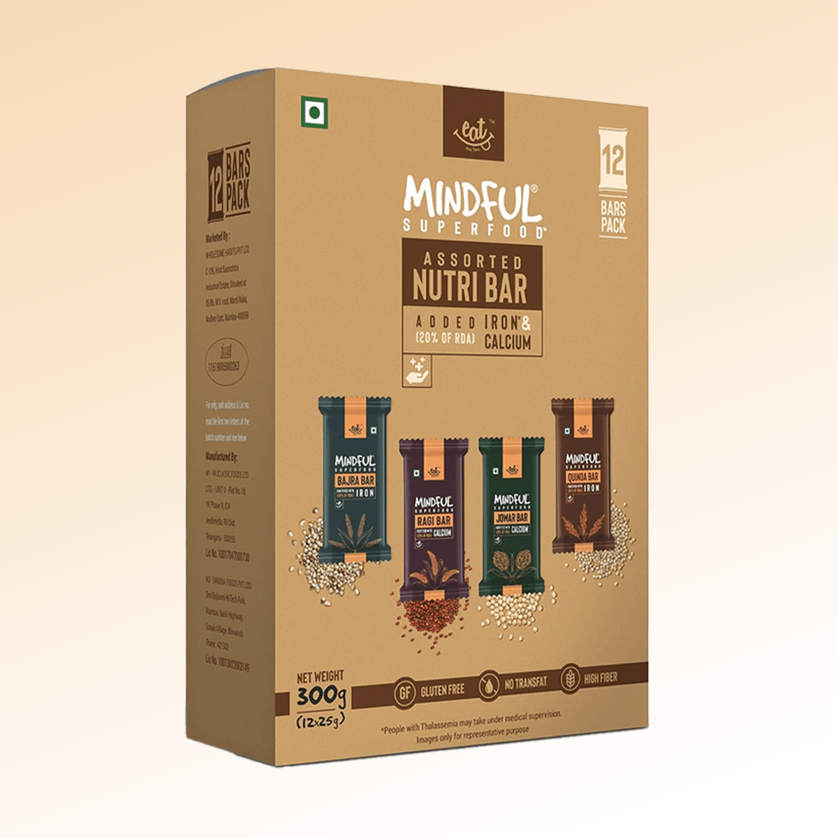 EAT Anytime Mindful Millet Bars / Assorted / 12 Bars