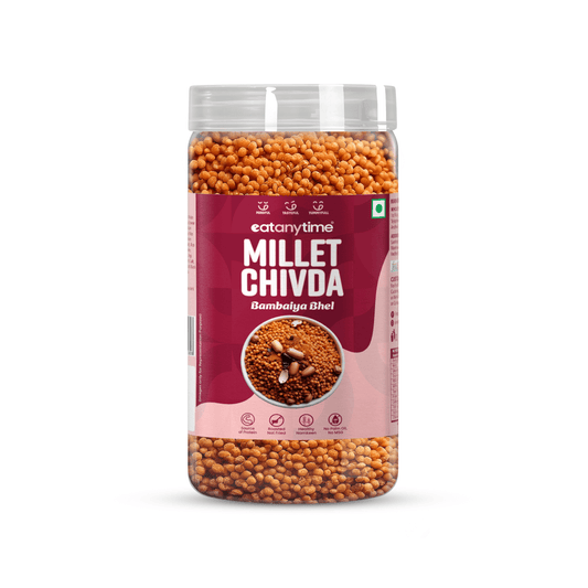 Bambaiya Bhel Millet Chivda - Roasted | Protein-Packed | No Palm Oil |  300g