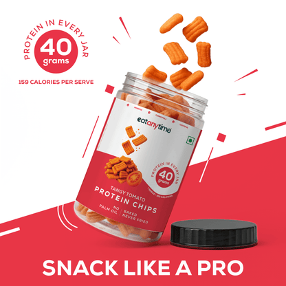 Tangy Tomato Protein Chips | 40 grams protein