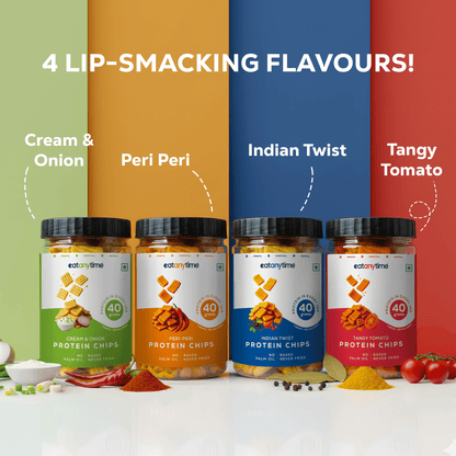 Cream N Onion Protein Chips | 40 grams protein