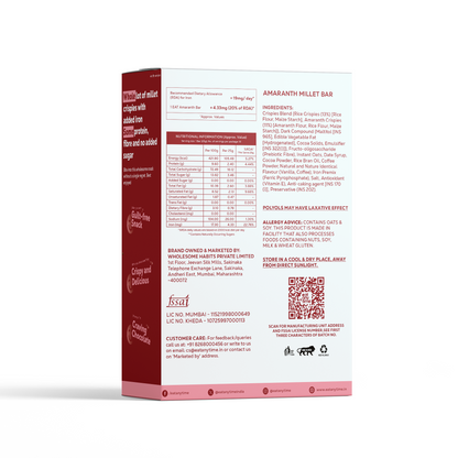 Amaranth Millet Bar