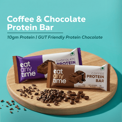 Protein Bar Assorted Pack | No Added Sugar | 10g Protein per bar | Gut friendly | Low Calorie