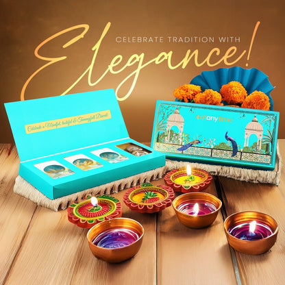 Ethnic Saga Diwali Gift Vol1 - 4 Pouches Box: 560g