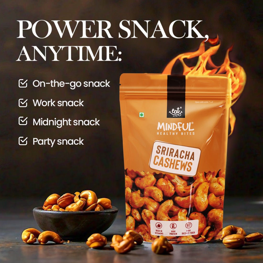 Sriracha Cashews - 200g