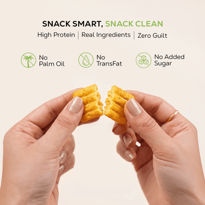 Cream N Onion Protein Chips | 40 grams protein