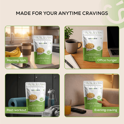 Cream N Onion Protein Chips | 40 grams protein