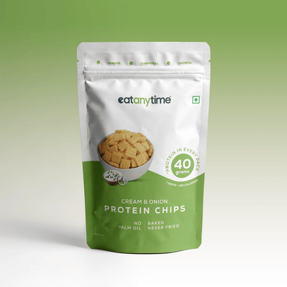 Cream N Onion Protein Chips | 40 grams protein