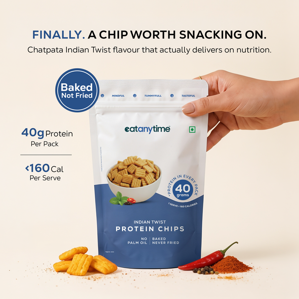 Indian Twist Protein Chips | 40 grams protein