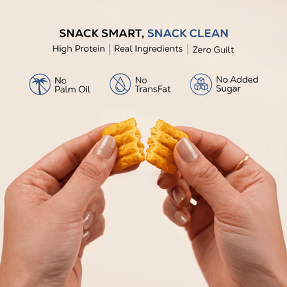 Indian Twist Protein Chips | 40 grams protein