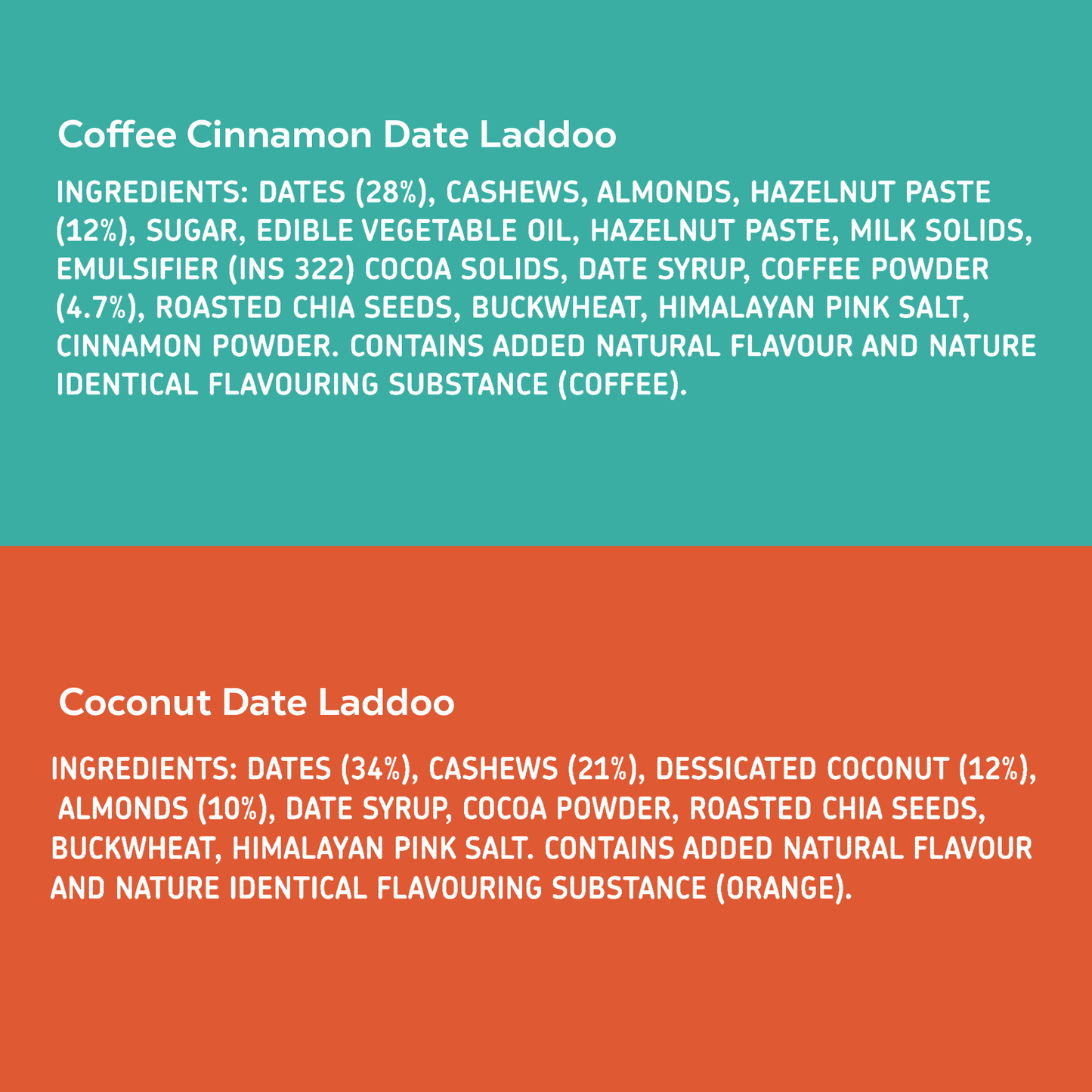 Delicious Duo | Date & Dry Fruit Laddoo Combo | 100gx2 packs