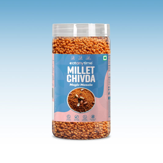 Magic Masala Millet Chivda - Roasted | Protein-Packed | No Palm Oil | 300g