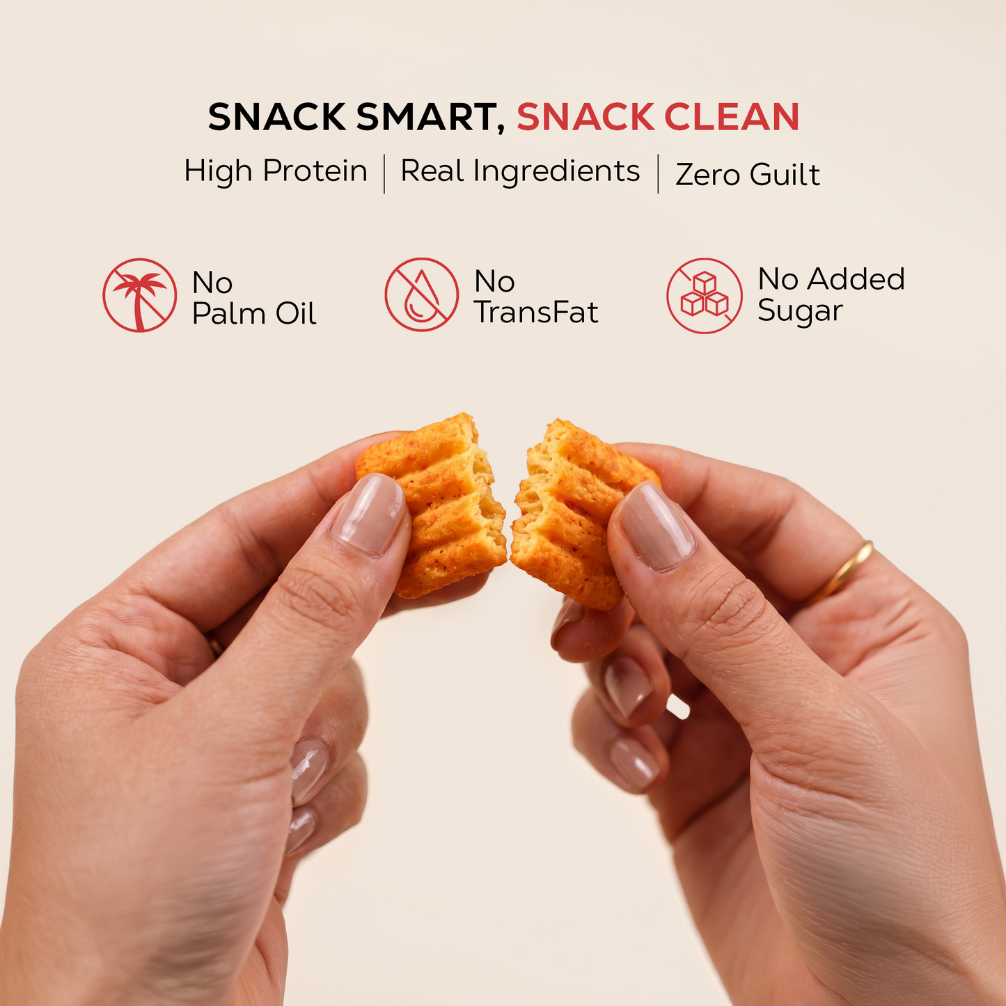 Tangy Tomato Protein Chips | 40 grams protein