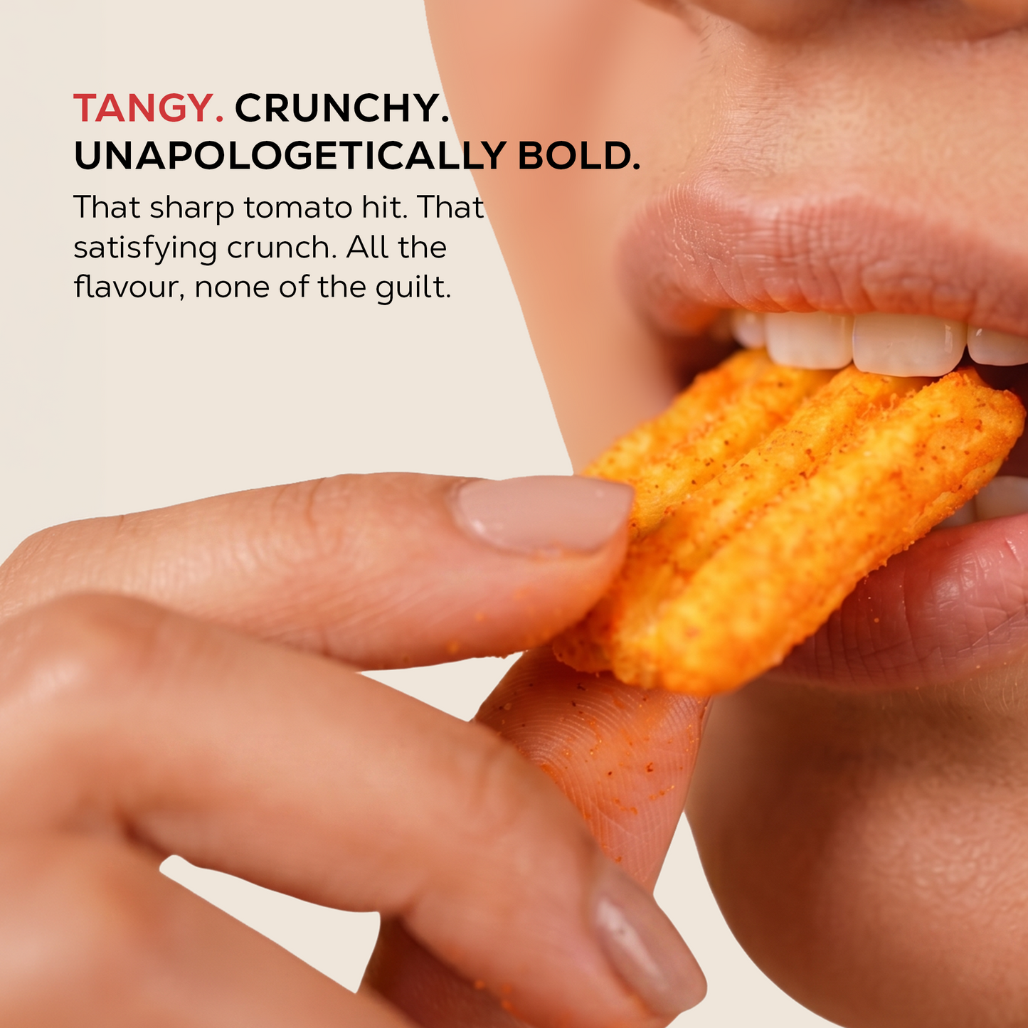 Tangy Tomato Protein Chips | 40 grams protein