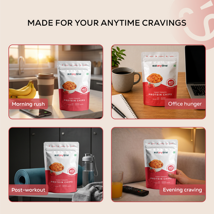 Tangy Tomato Protein Chips | 40 grams protein