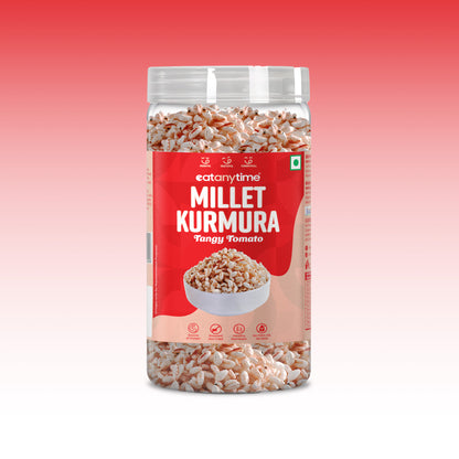 Tangy Tomato Millet Kurmura - Roasted | Protein-Packed | No Palm Oil |  125g