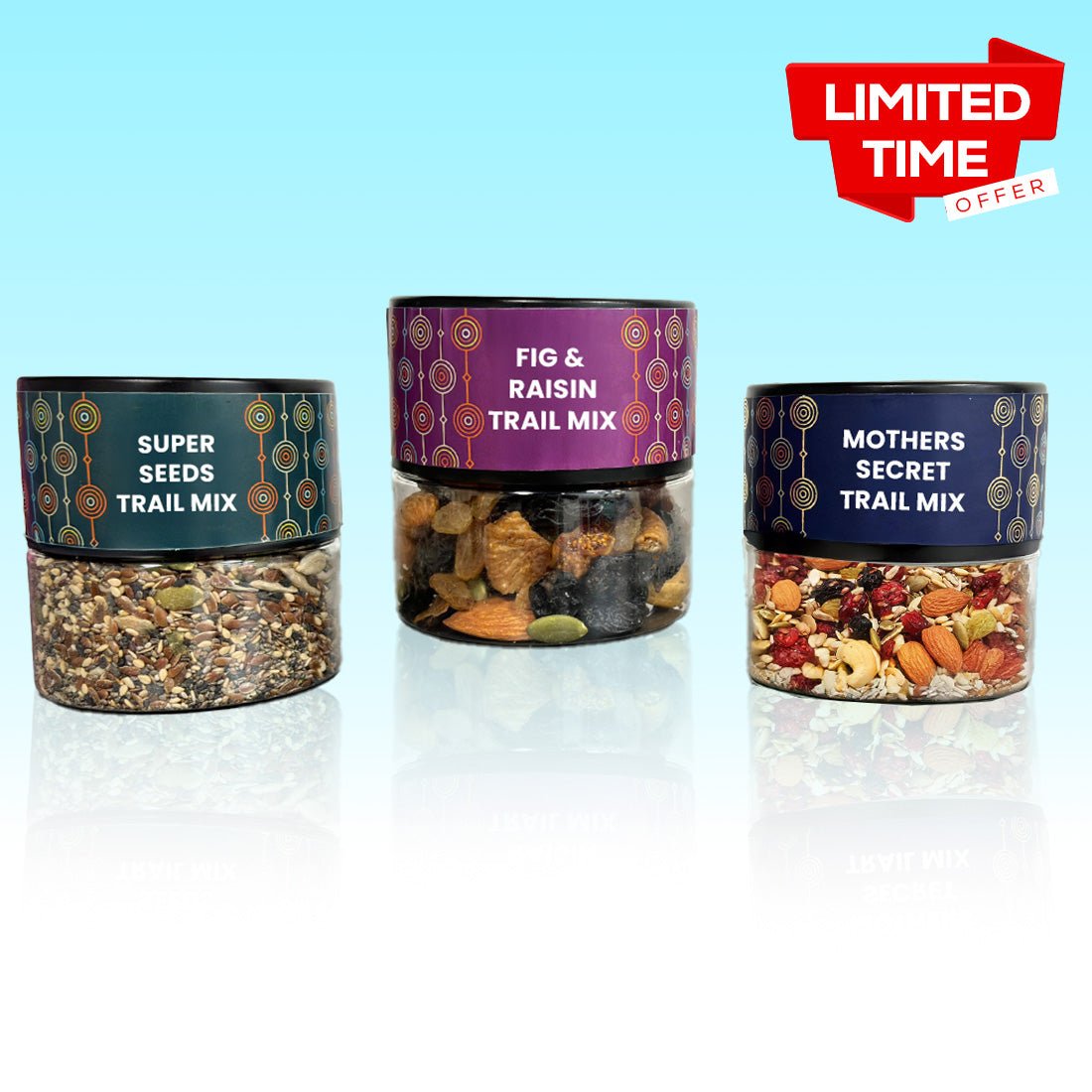 3 Jar Trail Mixes Combo – EAT Anytime