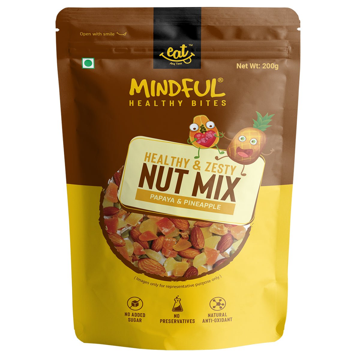 Experience Exotica: Buy Papaya Pineapple Trail Mix - Eat Anytime