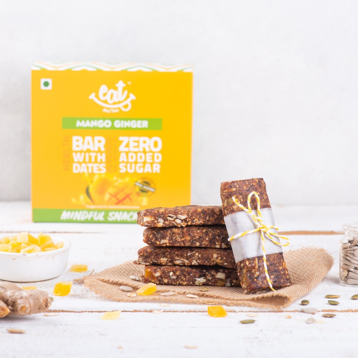 No Sugar Energy Bar with Dates - EAT Anytime