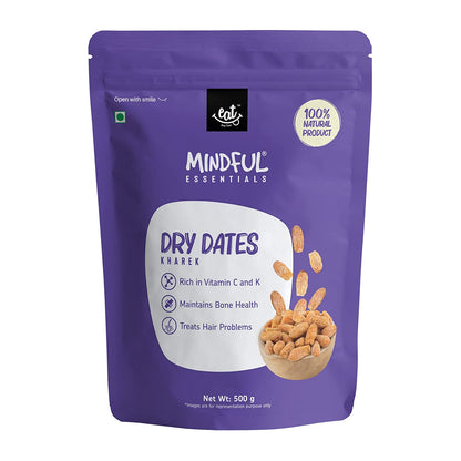 Mindful Dry Dates 500g- EAT Anytime