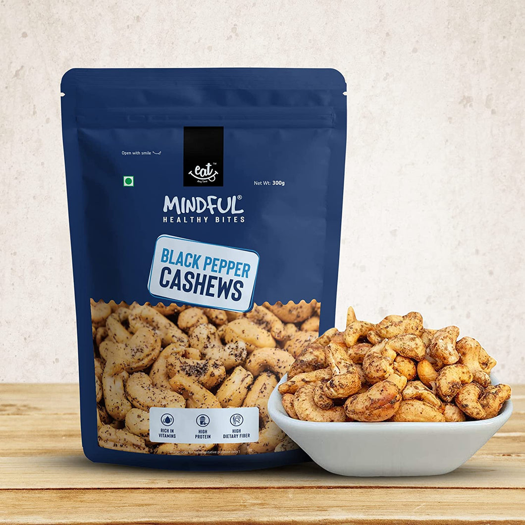 Black Pepper Cashew Nuts (Kaju)