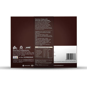 Mindful Almond Dates Chocolate Gift Pack | Hamper - 12 Pcs