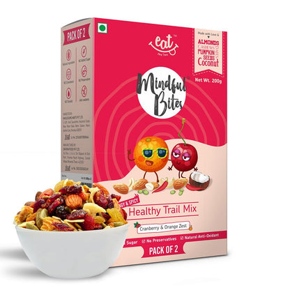Eat Anytime's  Healthy Cranberry and Orange Trail Mix – Buy Online 
