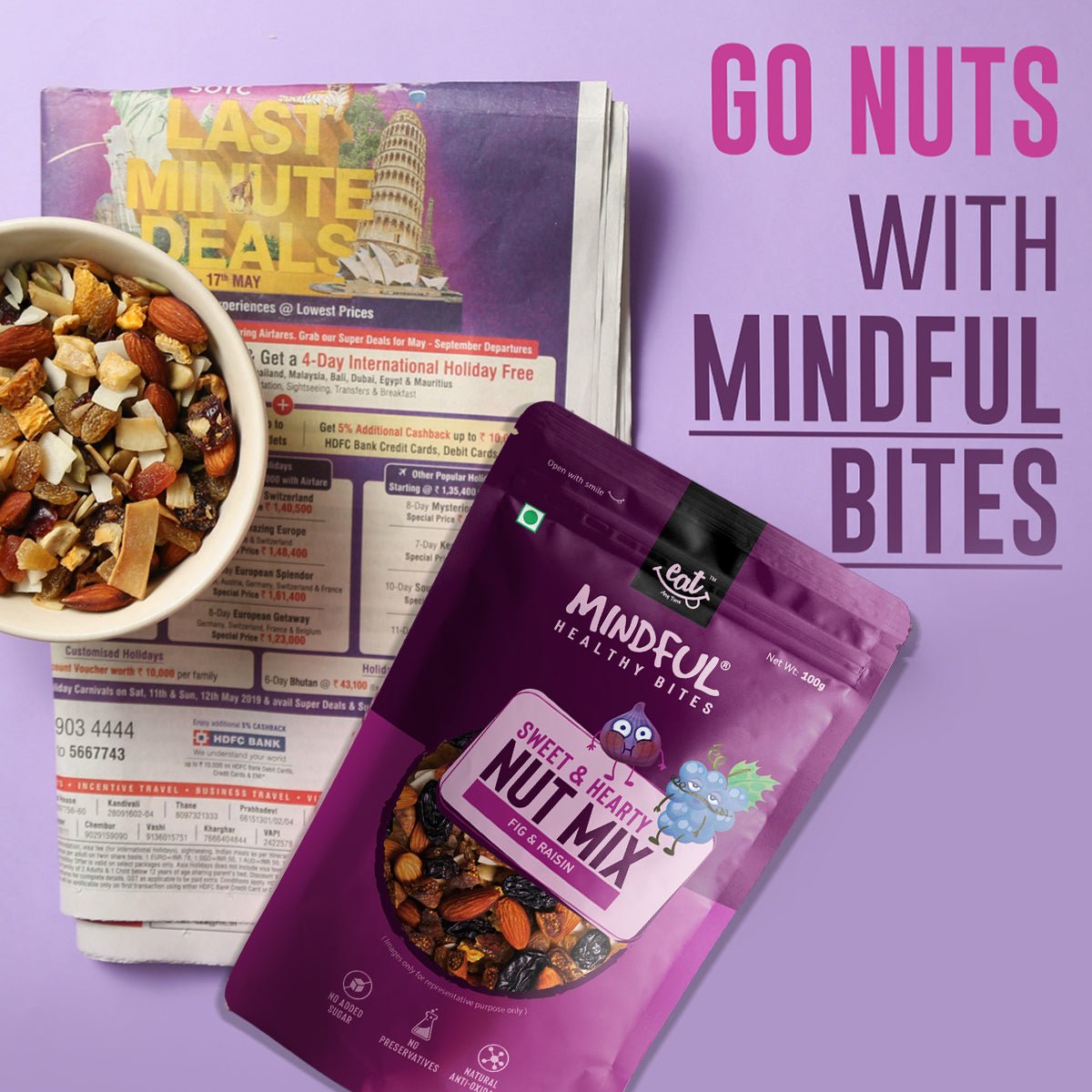 Shop Sweet & Healthy Fig and Raisin Nut Mix - Eat Anytime