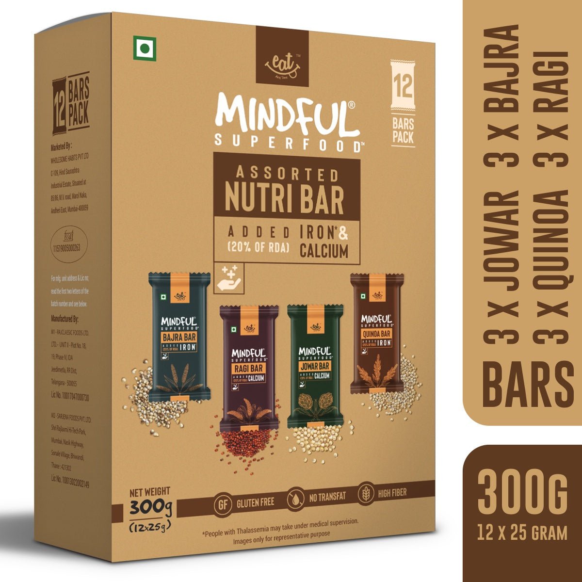 Diverse Nutri Bars Pack - Shop Online at Best Price with Eat Anytime