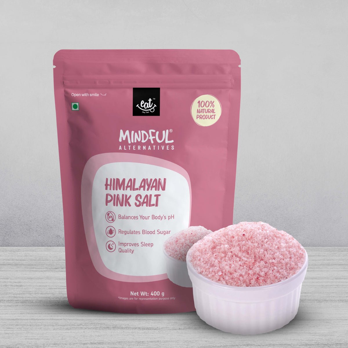 Pink Salt | Buy Himalaya Pink Salt | Healthy Pink Salt - EAT Anytime 400g