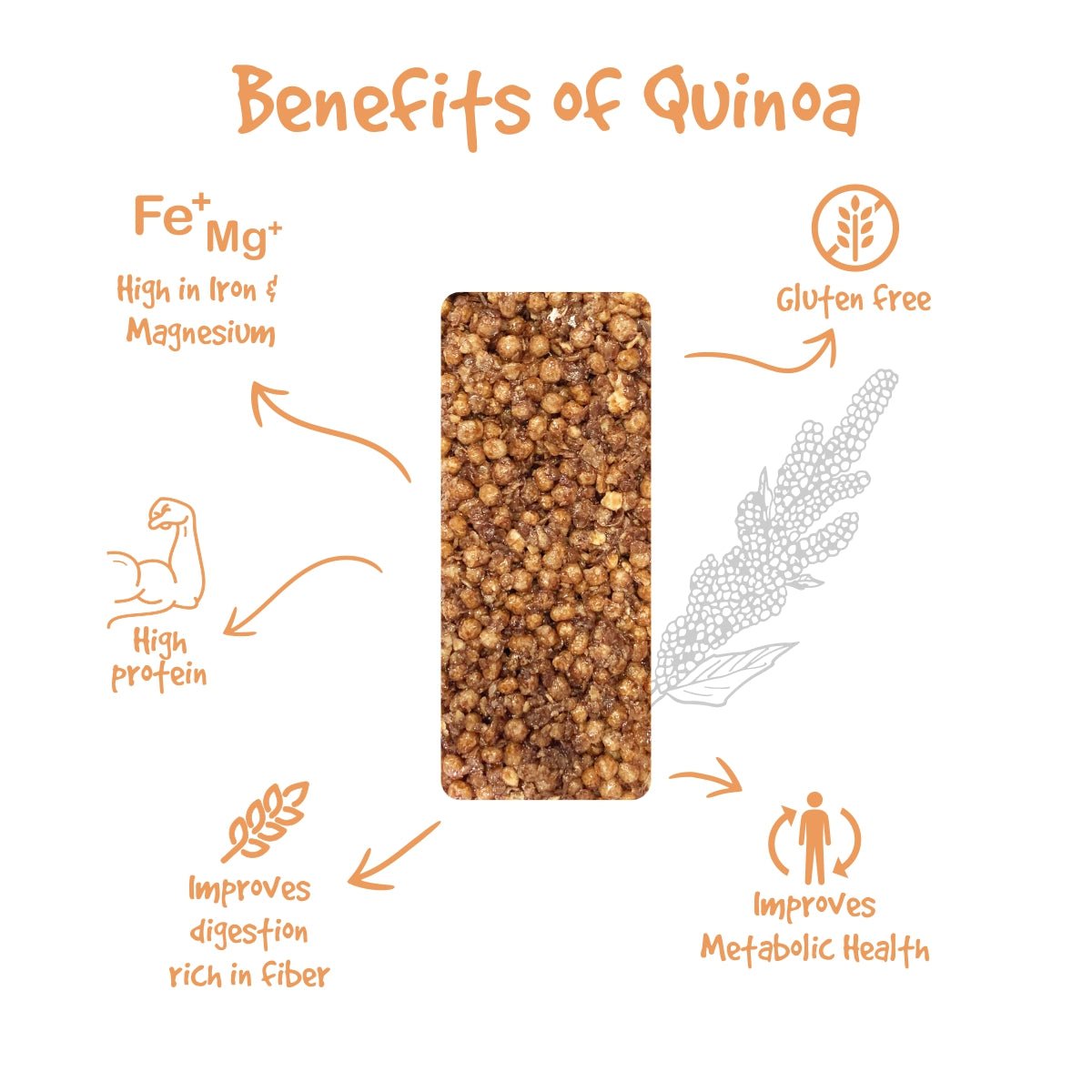 Health Benefits with Eat Anytime's Nourishing Quinoa Bars - Buy now 