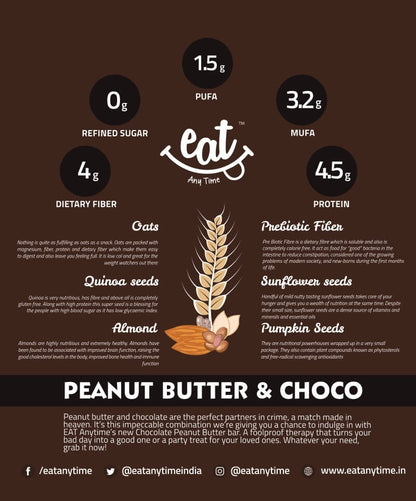 Buy Nutritious Peanut Butter and Chocolate Healthy Bar - Eat Anytime