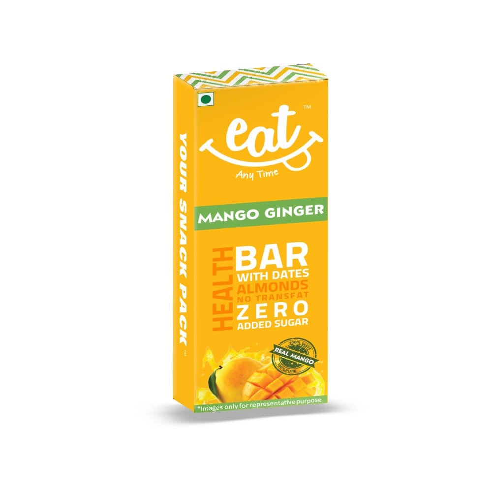 Healthy Mango Ginger energy bar - Eat Anytime