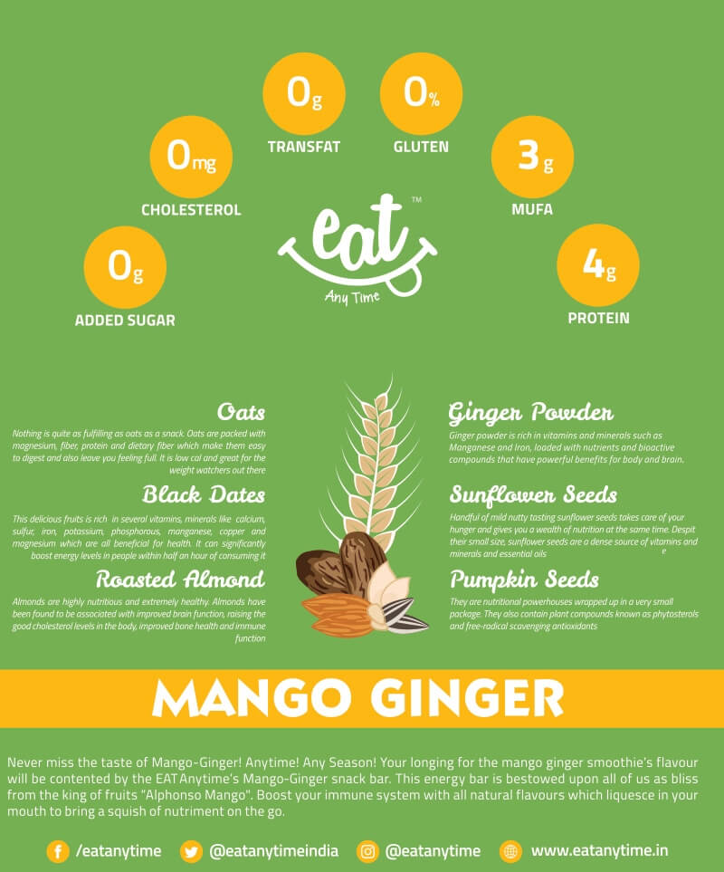 Mango Ginger Bar Delight: Shop Now for Best Deals at Eat Anytime