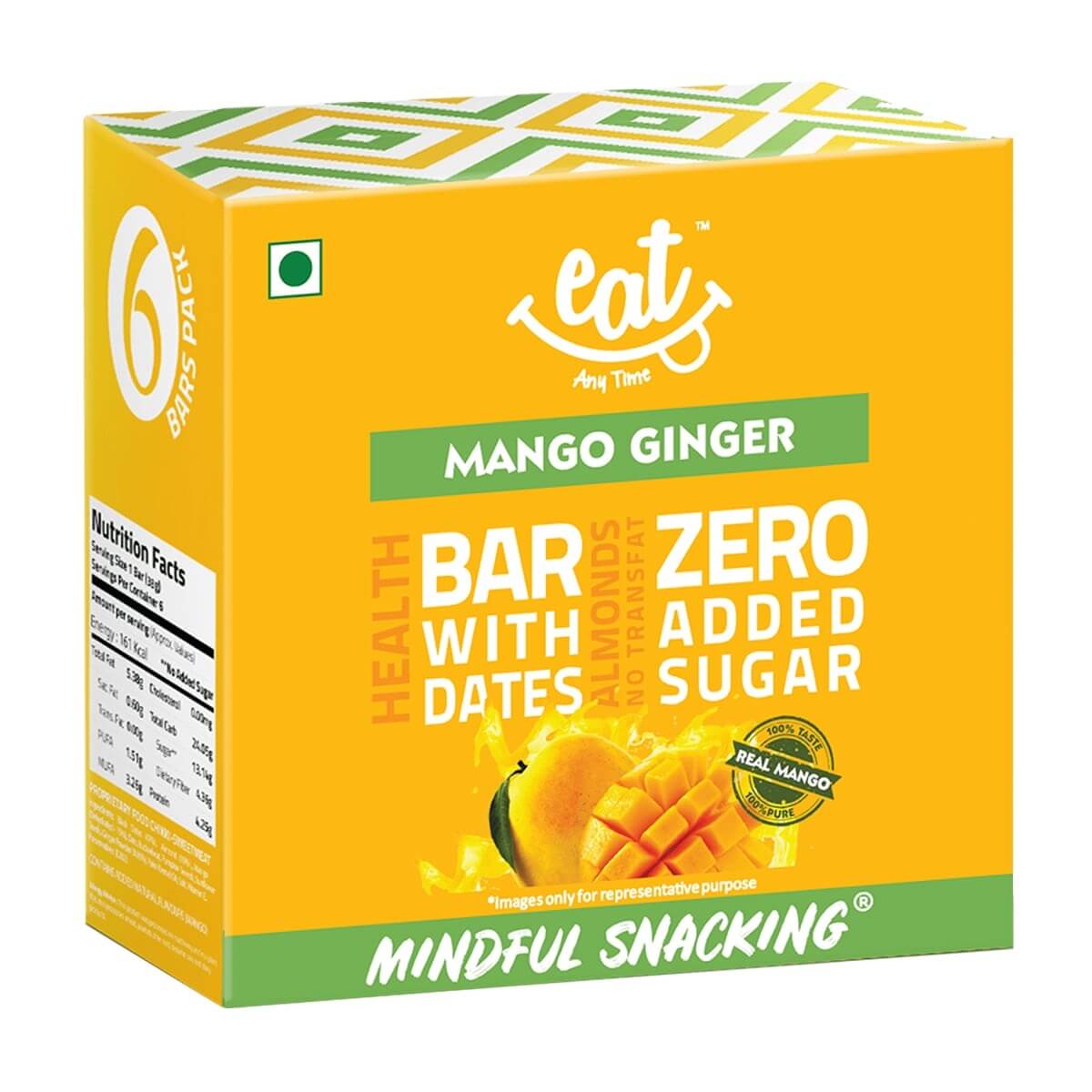 Buy Mango Ginger Energy Bar with Dates - Eat Anytime