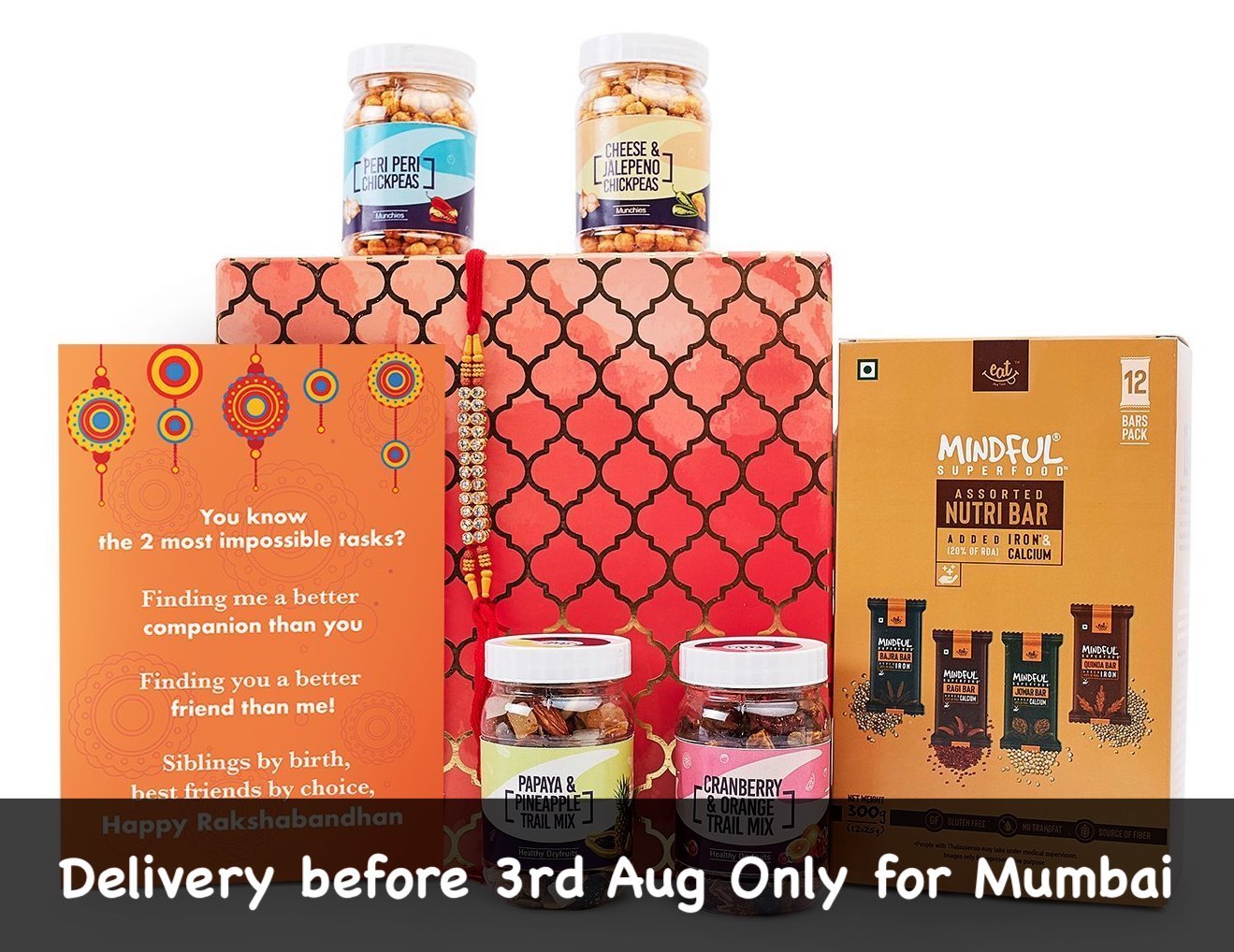 Healthy Rakhi Gift Hamper at Unbeatable Prices - Eat Anytime 